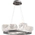 Hammerton Studio Gem 27" Wide 12 Light Hand Blown Glass LED Ring Chandelier Configure Below